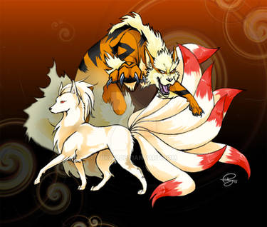 AN08 - Ninetales and Arcanine