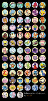 Pokemon RBY Buttons -so far-