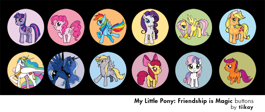 My Little Pony: FiM Buttons