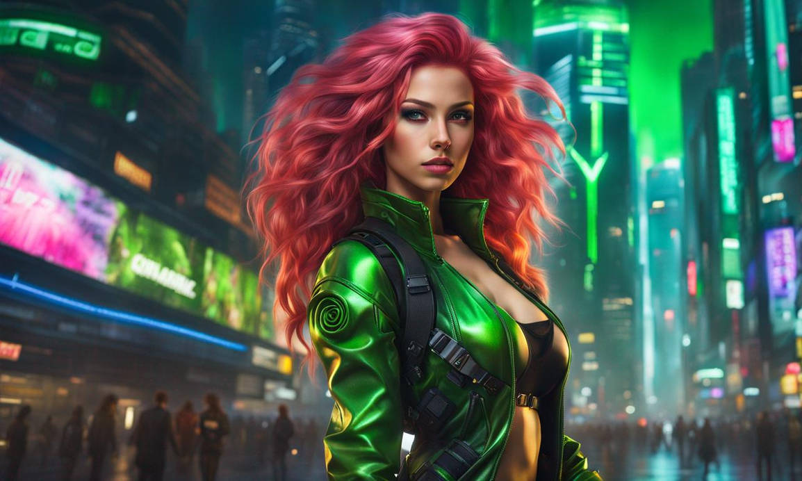 Rose, The Netrunner 04 by MummyaMan on DeviantArt