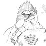 Lazy day: Dimetrodon grandis