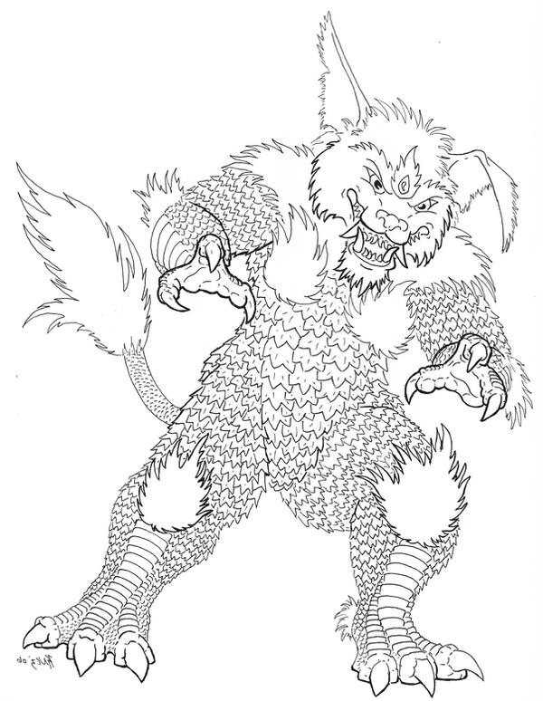 Kaiju sketch: King Ceasar