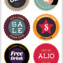20 Simple Rounded Badges or Logo Shapes