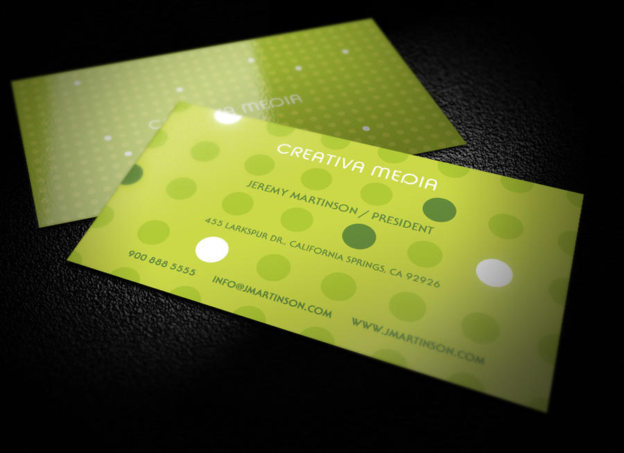 Creative business card template by LogoIdol