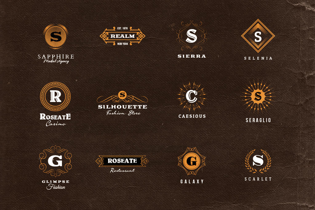 Simple Retro Logo Templates v.1 by hugoo13 on DeviantArt