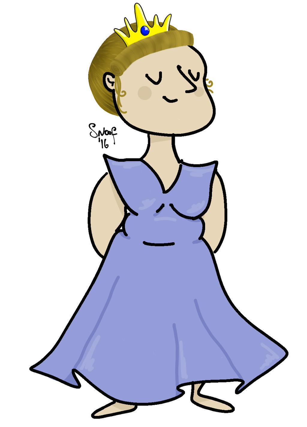 Smug Princess by kipplesnoof on DeviantArt