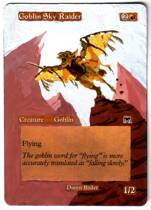 Goblin Sky Rider Alter Art