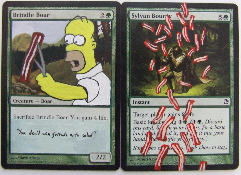 Brindle Boar/Sylvan Bounty alter set (bacon)