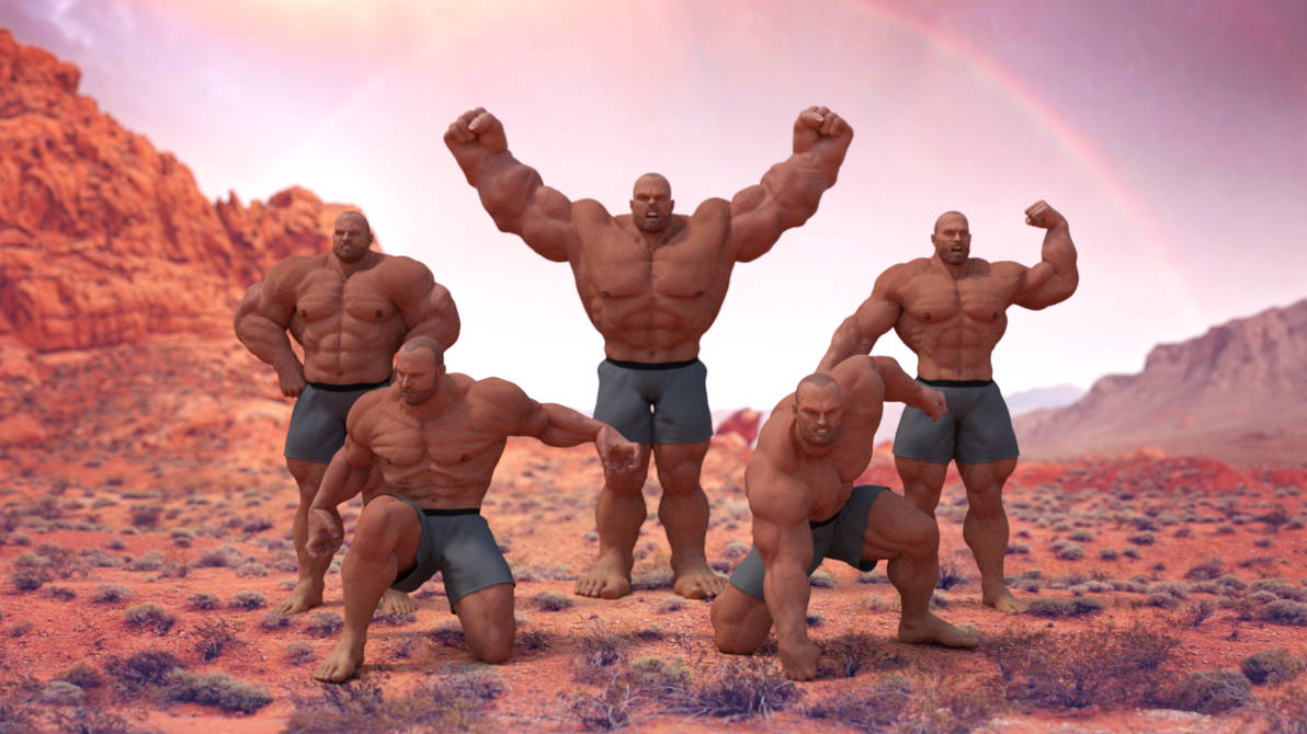 Muscle Man Math Muscle Men - Test Render 1 by lastone2 on DeviantArt