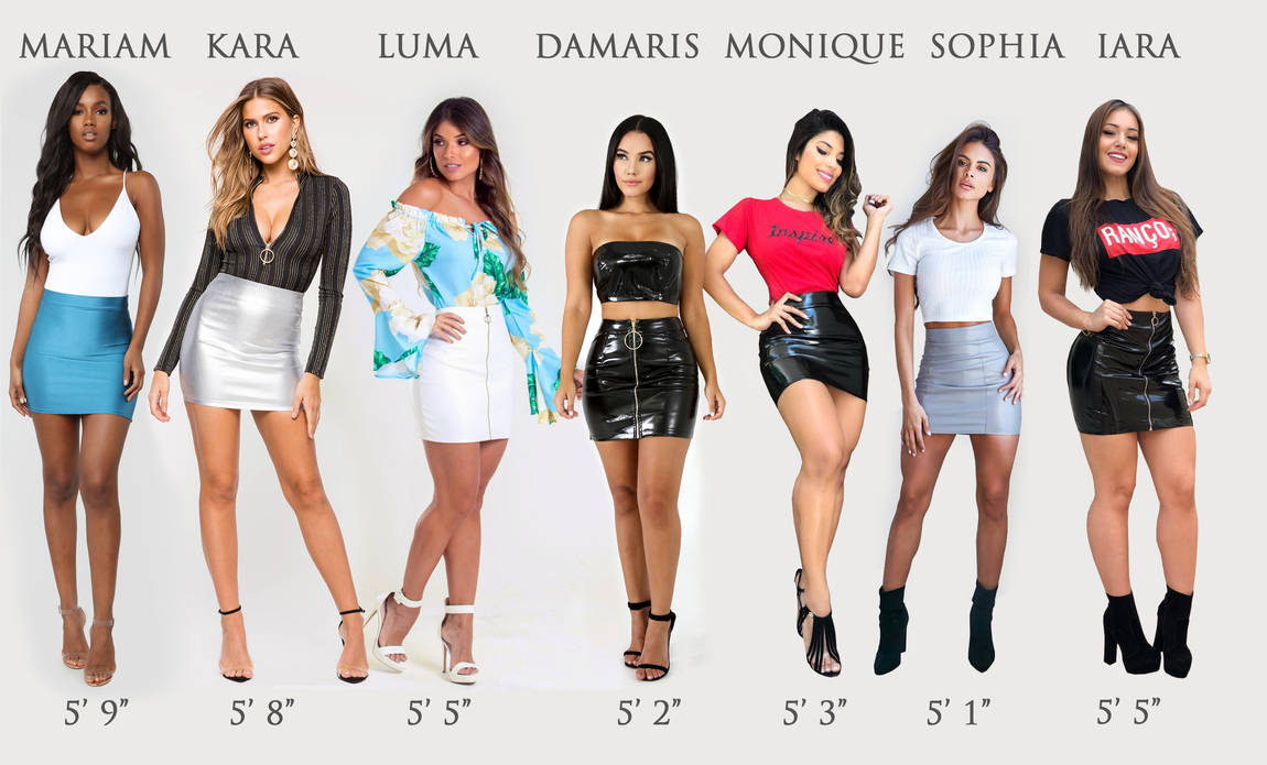 Famous Model Measurements Model Height - Collage (Request) by MiniMan5468 on DeviantArt