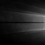 Windows 10 wallpaper, grayscaled and darkened