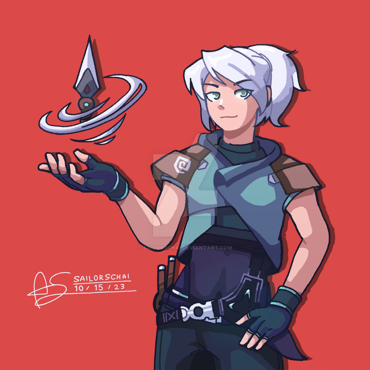 Dagger - Inktober, Day 15(2023) by sailorschai on DeviantArt