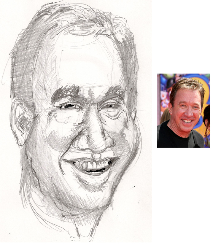 caricature Tim Allen