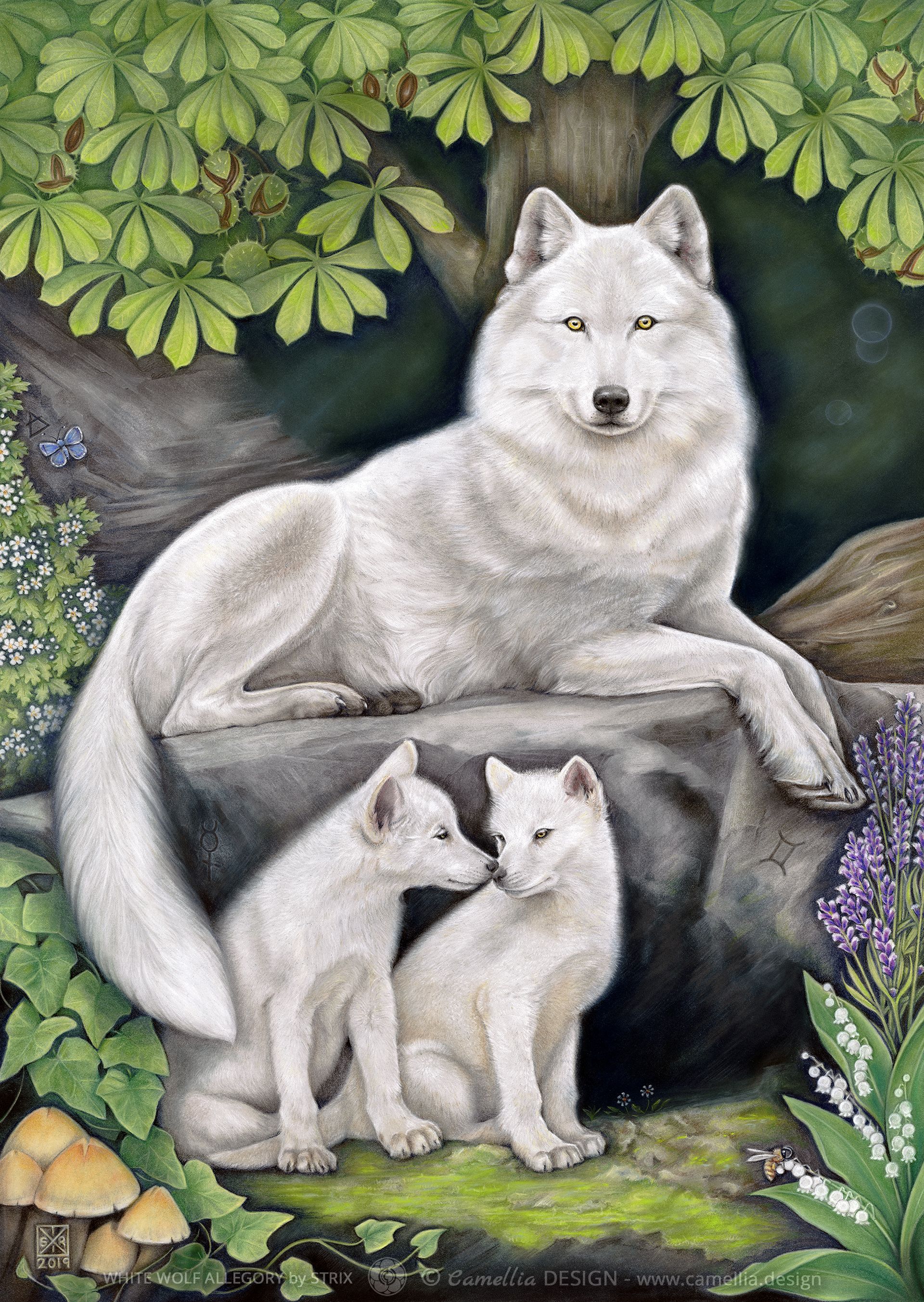 WHITE WOLF ALLEGORY by STRIX-artist on DeviantArt