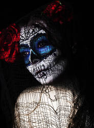 Sugar Skull , make up and photo by me  :)