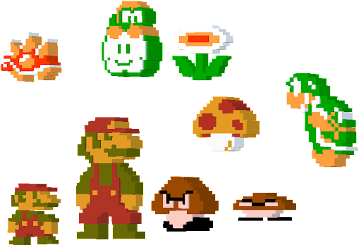 8-BITS SPRITES IN 3D by gustavomatos on DeviantArt
