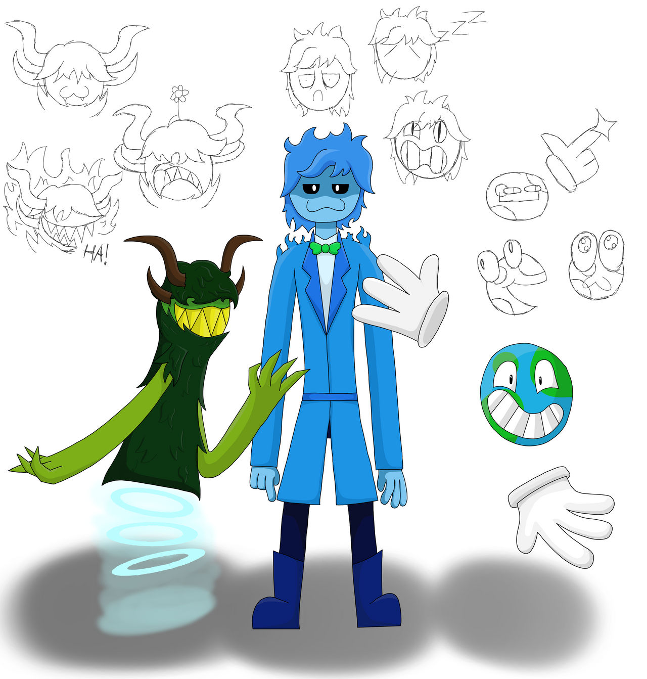 Gallon, Percy, and Willow by FenceCrash on DeviantArt