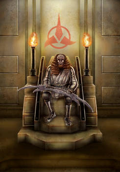 Kahless on the throne