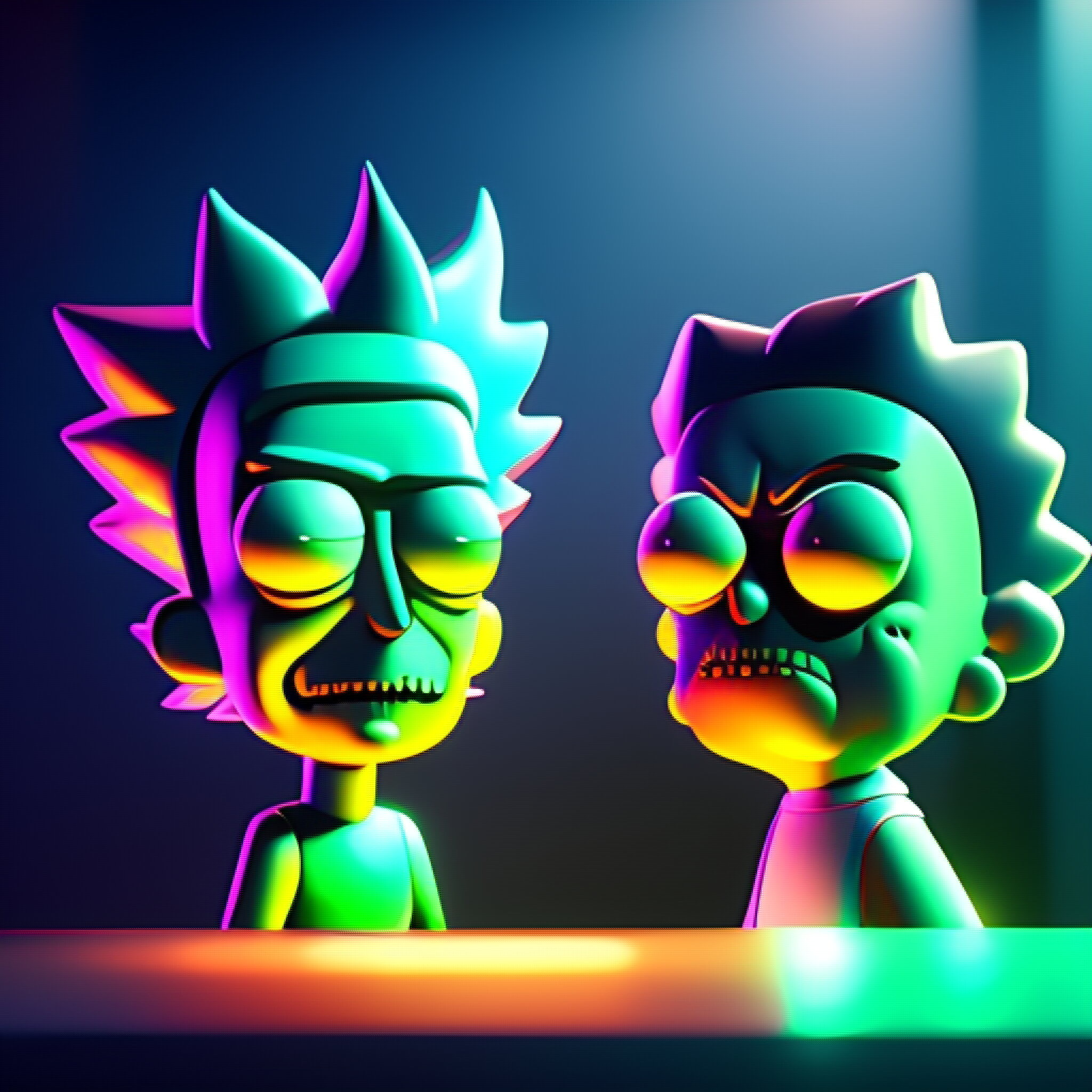 Wallpapers de rick and morty