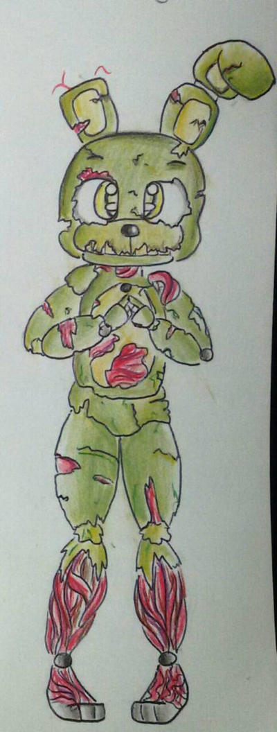 Spring Trap Chan Springtrap Chibi by Bluetta97 on DeviantArt
