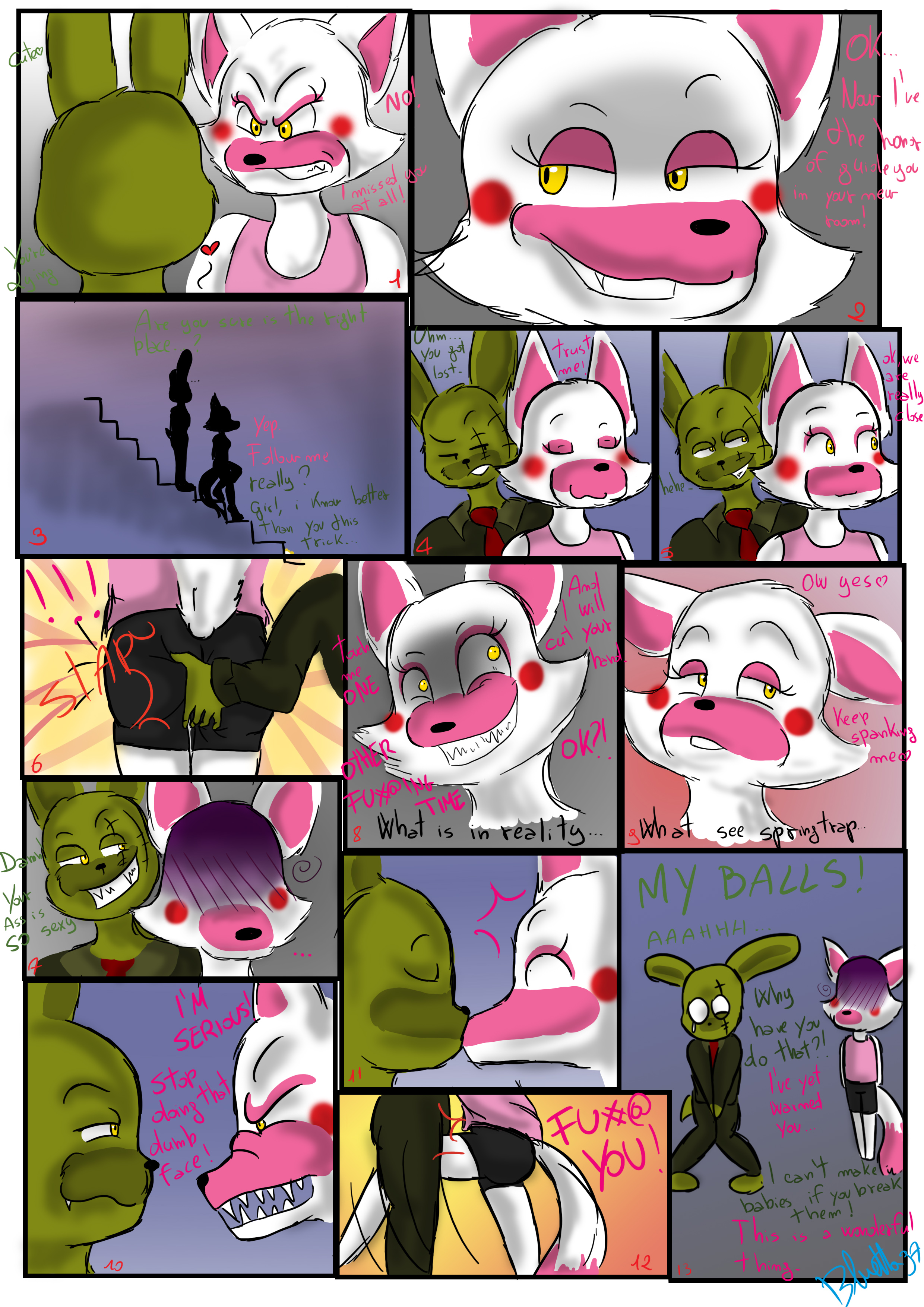 fnaf zootropolis crossover comic pt 35 by bluetta97 on.