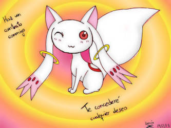 Kyubey gives wishes