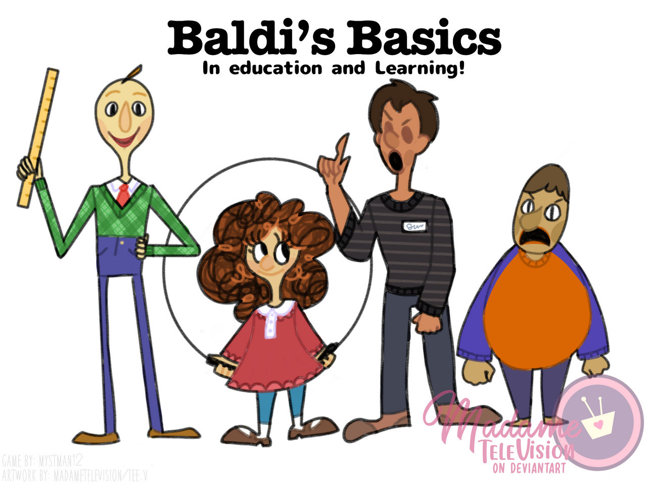 Baldi Lesson Baldis Basics In Education and Learning by MadameTeleVision on DeviantArt