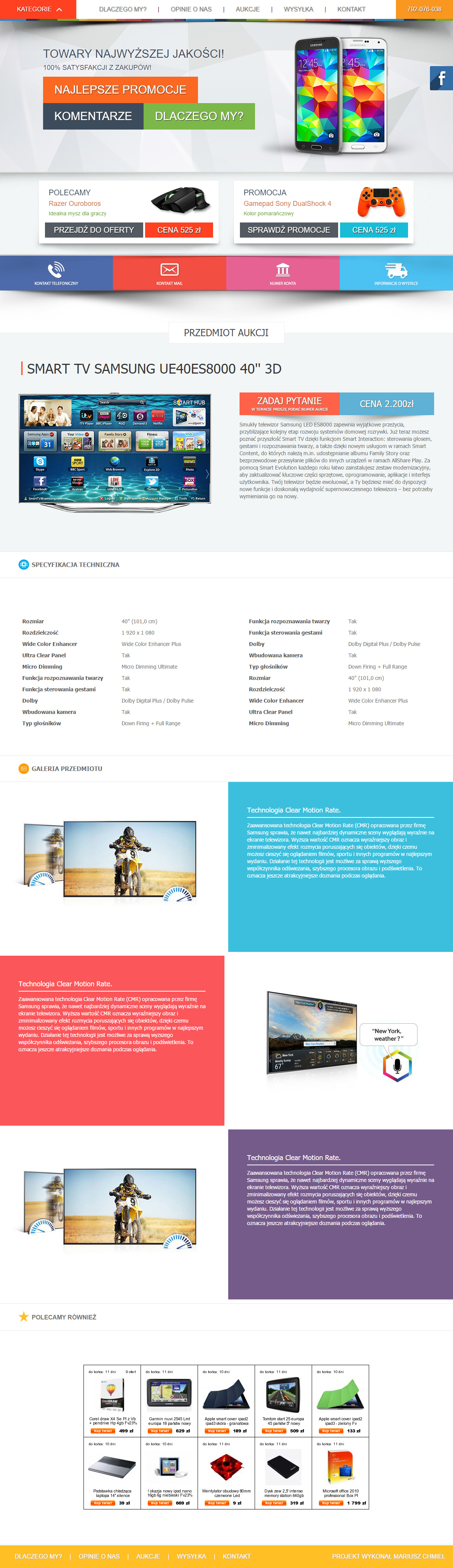 WEBSITE LAYOUT 1 by MariuszChmiel on DeviantArt