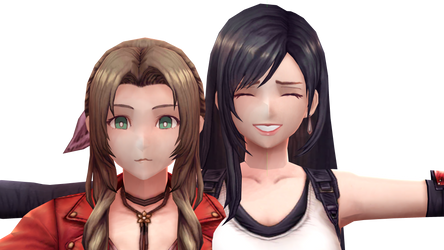 Aerith and Tifa WIP