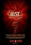 'Rise' Drum'n'Bass flyer by Crittz