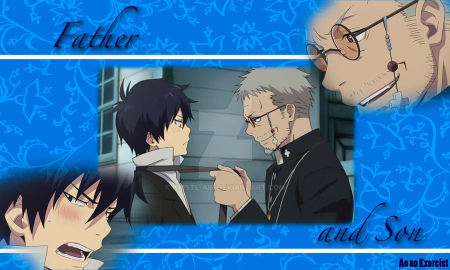 Ao no Excorsist-Father and Son by Kristl-Air on DeviantArt