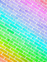 rainbow bricks