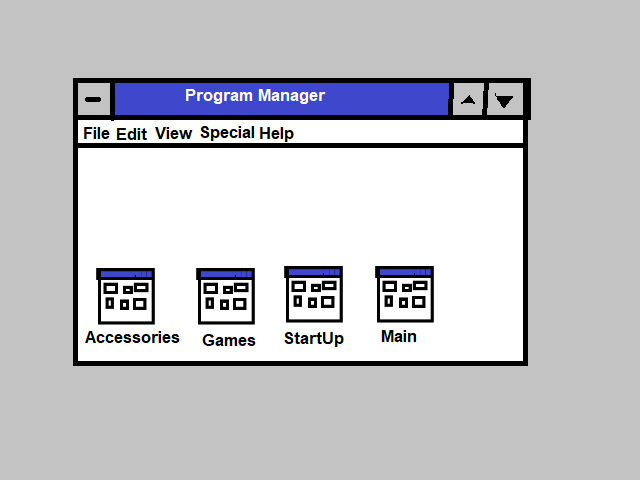 windows 3.1 remake on mspaint by ComputerFan7252 on DeviantArt