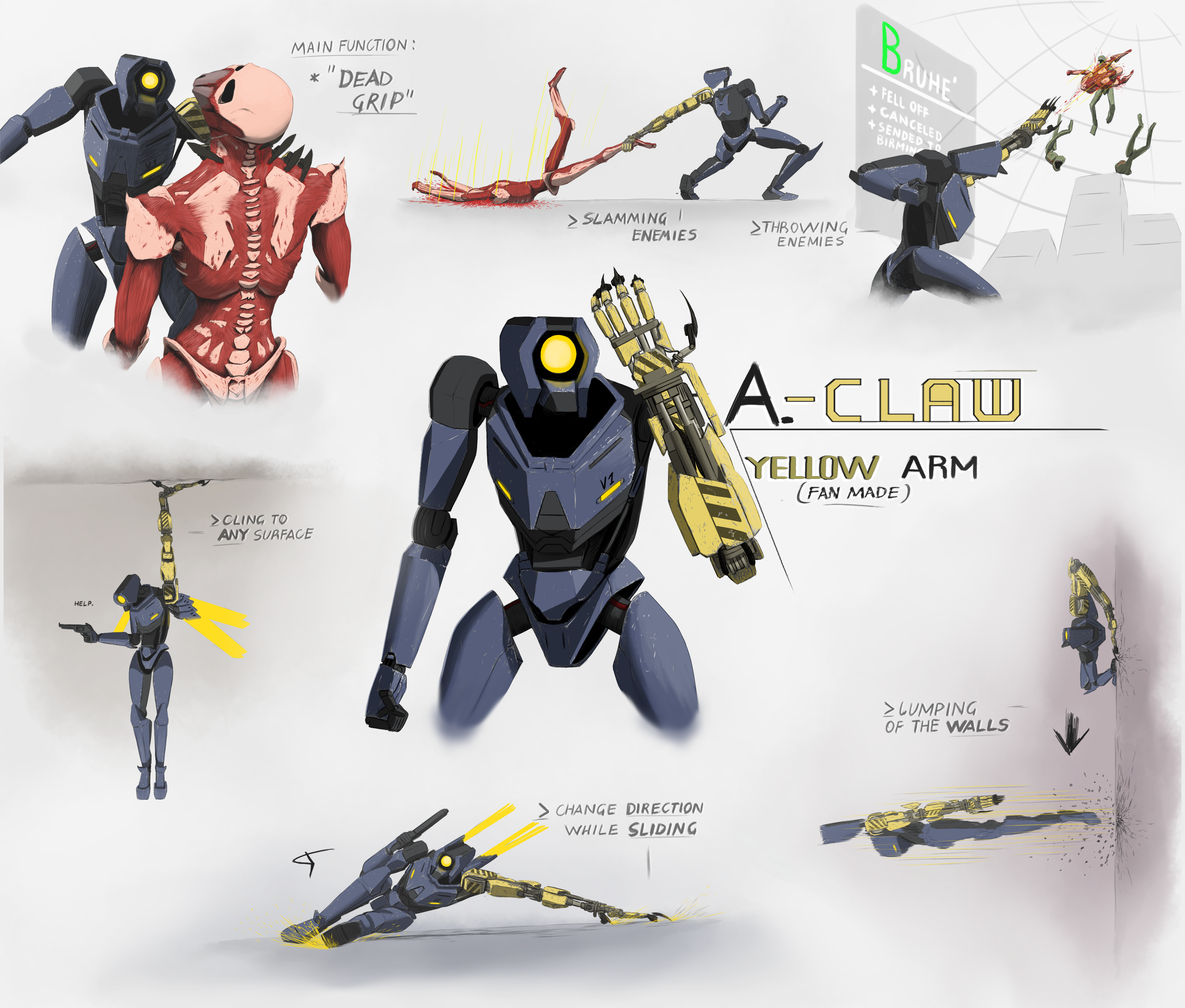 Ultra Kill Color Ultrakill 4th Yellow arm (Fan-made)- Pt1 by Mikelocesterlanders on ...