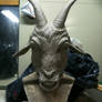 Goat Mask Front sculpture for Specter Studios