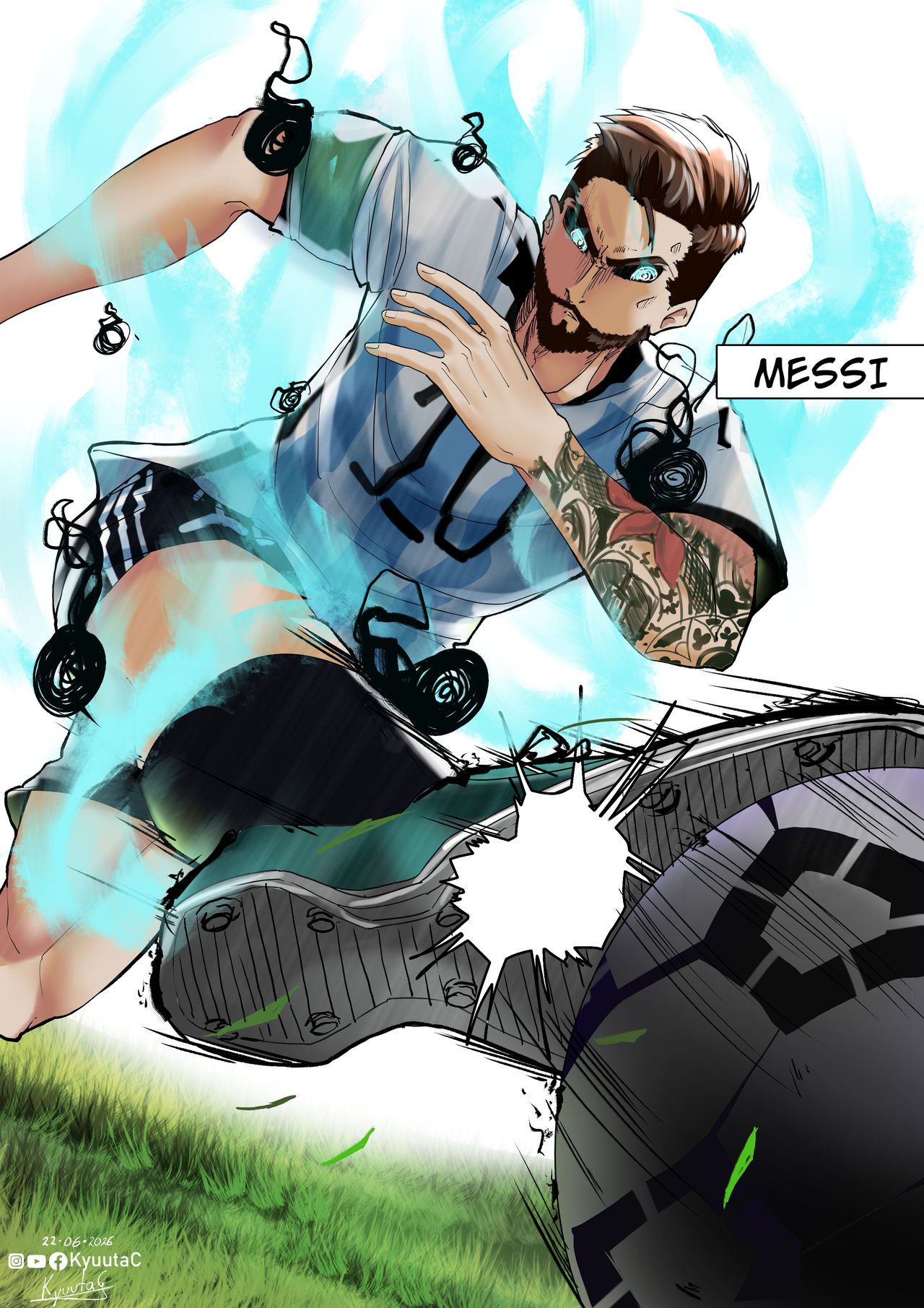 Messi Lock In Messi - World Cup 2026 - BLUE LOCK by KyuutaArt on DeviantArt