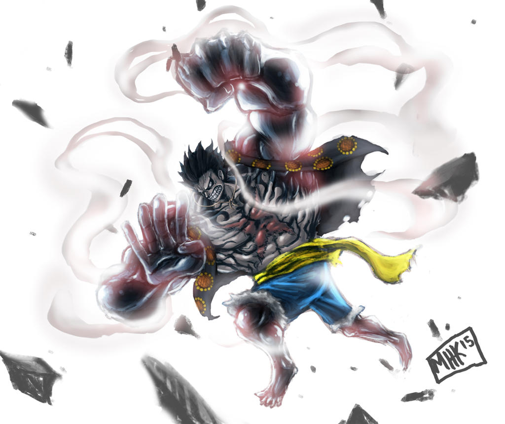 Gear 4th Pound Man Bounce Man Luffy By Pematungwan On Deviantart