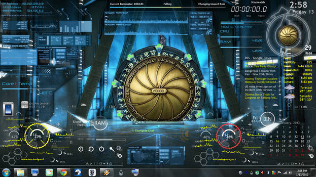 Animated Stargate Wallpaper