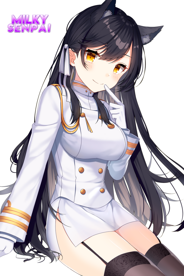 Atago Render (Azur Lane) by kawaimilky on DeviantArt