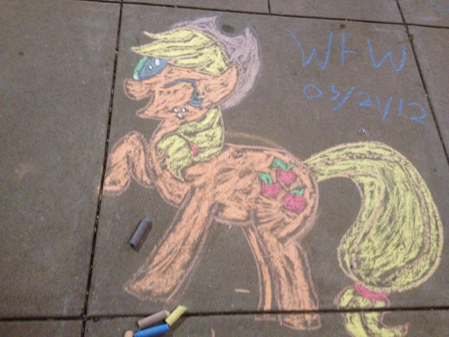 Chalk Applejack