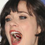 Zooey Deschanel eats Emma Stone