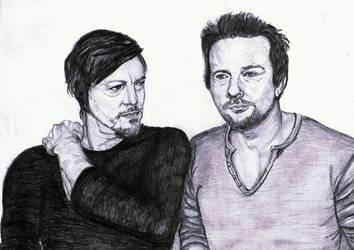 Norman Reedus and Sean Patrick Flanery
