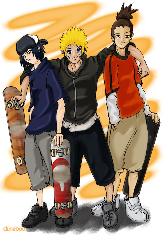 Naruto - Skater Boyz