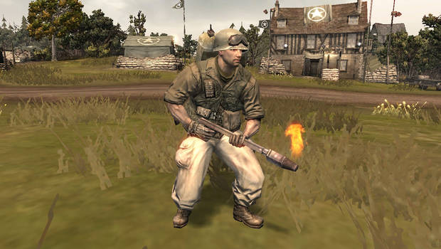 COH: US Engineer with M2 Flamethrower