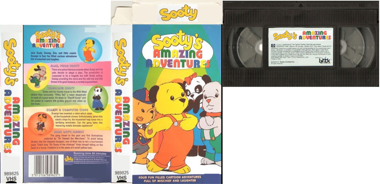 Sooty s Amazing Adventures US VHS Cover Fanmade By JayTheYTVFan2004 sooty-s-amazing-adventures-us-vhs-cover-fanmade-by-jaytheytvfan2004