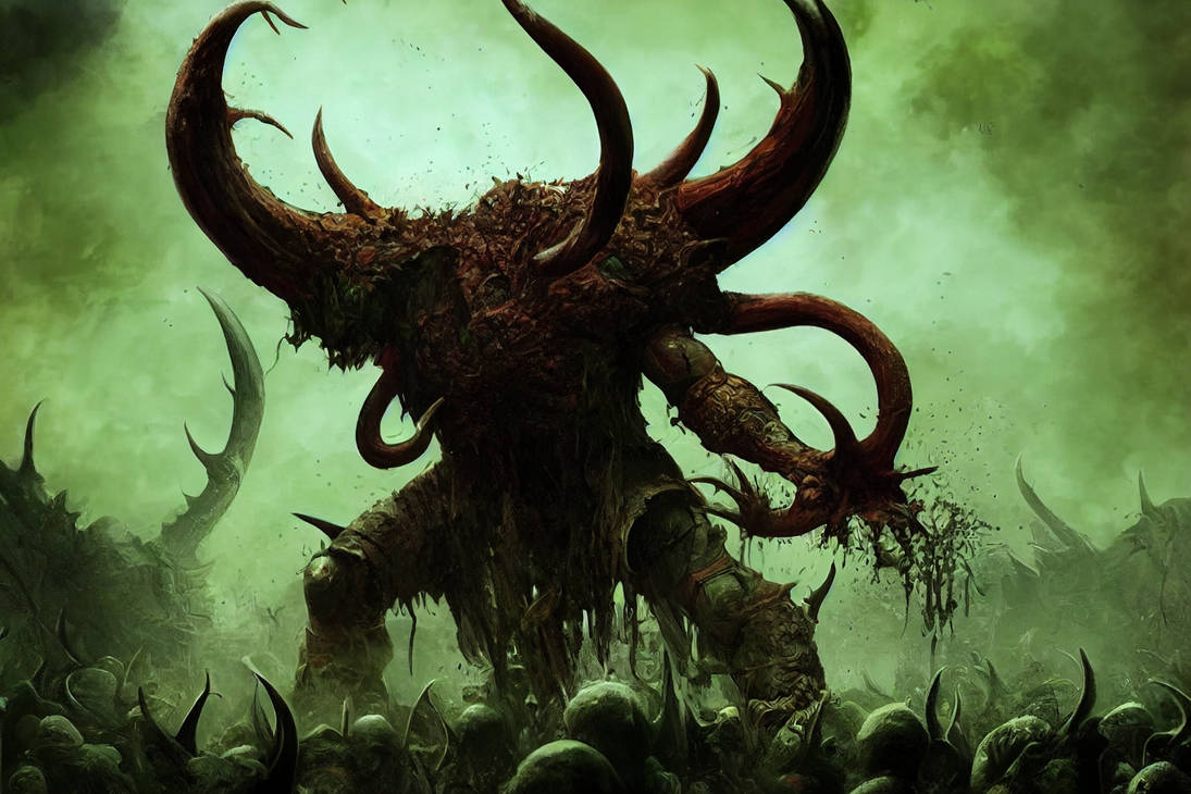 Daemon Prince of Nurgle by NanakoAC on DeviantArt