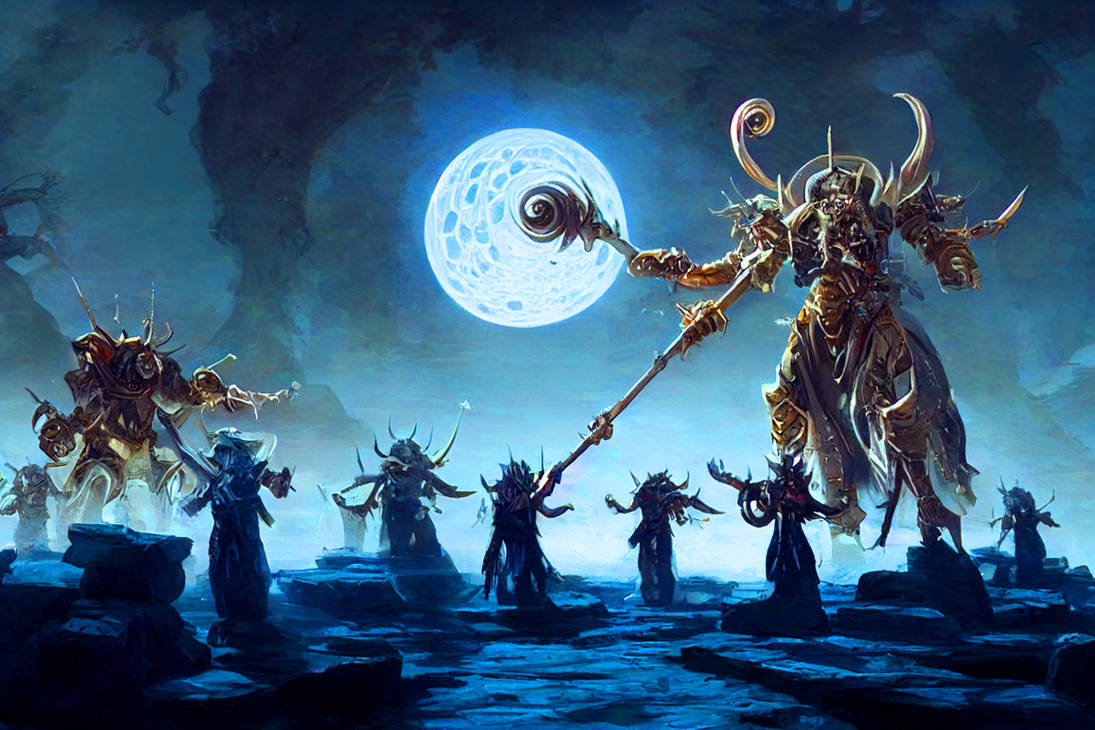 Daemon Prince of Tzeentch by NanakoAC on DeviantArt