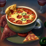 Pizza Soup by NanakoAC on DeviantArt