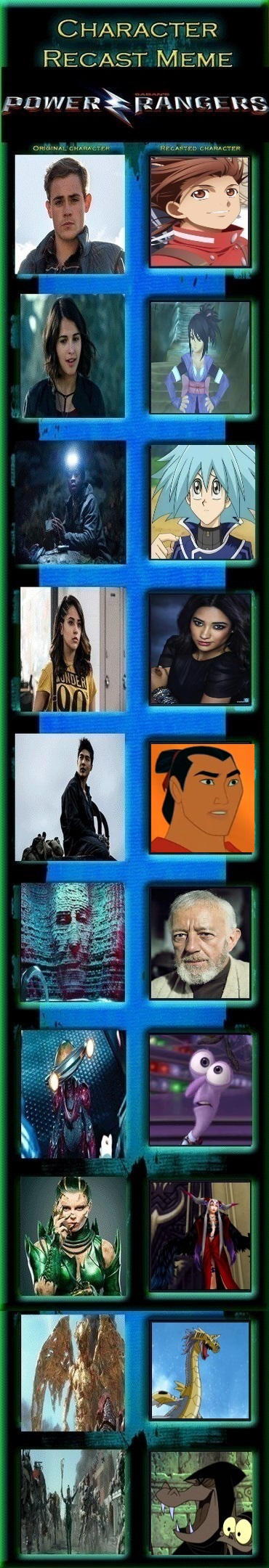 Power Rangers Recast Meme by LadyLambdadelta on DeviantArt