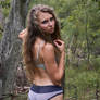 Lingerie in the woods